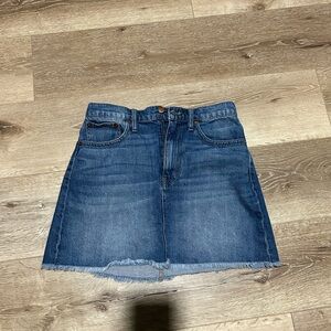 Madewell denim skirt